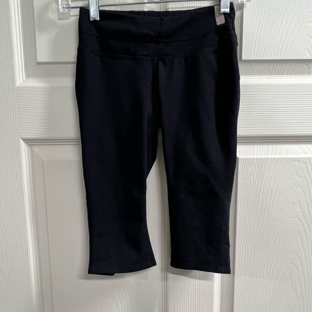 Zella Girl Black Dropped Leggings - Size Medium - GUC